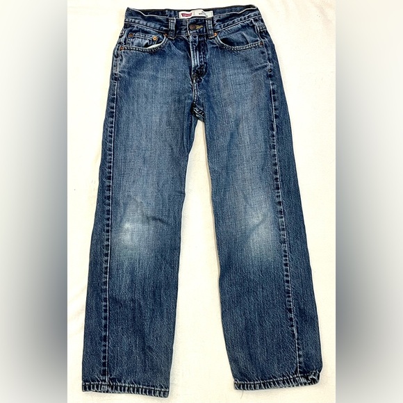 Levi's Other - Levi’s 550 Relaxed Boys Classic Blue Denim 100% Cotton Casual Jeans Size 14 Slim